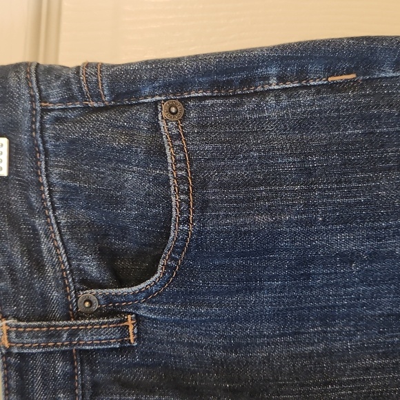 Ann Taylor Loft Women's Originl Boot Dark Blue Wash Jeans Size 2 Petite - Picture 5 of 12